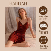 Đầm Váy ngủ 2 Dây Sexy Quyến Rũ Thời Trang Cho Nữ