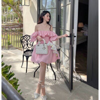 Đầm váy nữ BABYDOLL trễ vai bánh bèo siêu dễ thương, xinh xắn cho các nàng sống ảo