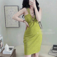 ĐẦM VÁY NỮ BODY hai dây cúp ngực 🔥THUN GÂN BOZIP CAO CẤP🔥 váy trắng tiểu thư tham dự buổi tiệc đi hôn nhân xanh nâu ke