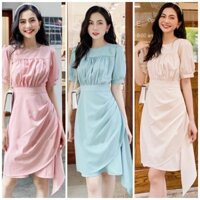 Đầm váy tùng phối bèo 3 màu (kèm hình thật)