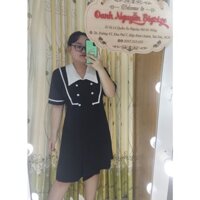 Đầm viền trắng form A Bigsize 60-90kg [CÓ HÌNH THẬT MẪU SHOP CHỤP] Công Sở Dạo Phố Dự Tiệc Sang Trọng