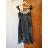 Đầm vintage hiệu Image chấm bi vintage cổ điển quý tộc - emvanang