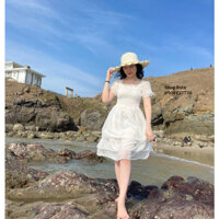 Đầm voan 3 tầng-dễ thương