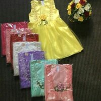 Đầm voan công chúa Cho bé gai si và le