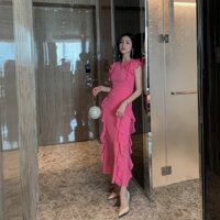 Đầm Voan Đuôi Cá Dáng Dài Phong Cách Hàn Quốc Thời Trang Mùa Hè Hàng Mới 2023 Dành Cho Bạn Nữ