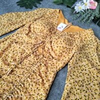 Đầm voan hoa nhí body đuôi cá tôn dáng có mút ngực