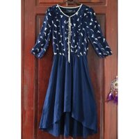 Đầm voan họa tiết chim bay cò bay.Đầm Secondhand Hàn Quốc. Đầm si
