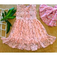 Đầm voan lụa cao cấp nhất cho bé gái