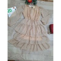 Đầm voan lưới kính tay dài siêu xinh