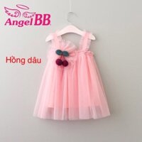 Đầm voan lưới nhập đáng iu bé gái