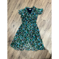 đầm voan sandra darren size 6(xanh , cam)