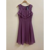 Đầm voan sát nách màu tím hiệu H&M của Mỹ - 2 Hand (Size S)