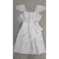 Đầm voan tay cánh tiên eo 72-74  có 2 màu