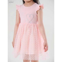 Đầm voan xòe tiểu thư cho bé gái