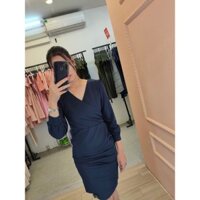 ĐẦM XANH BODY TAY LỠ THIẾT KẾ K067-Thời trang Violet (Hàng may thiết kế ,ảnh thật shop tự chụp)