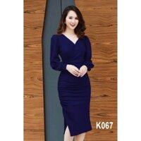 ĐẦM XANH BODY TAY LỠ THIẾT KẾ K067-H Ladies (Hàng may thiết kế ,ảnh thật shop tự chụp)