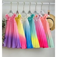 Đầm xếp ly vải voan cao cấp size 10kg-35kg