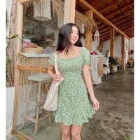 Đầm xinh hoạ tiết hoa nữ tính thương hiệu Gola