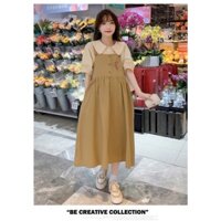 ĐẦM XINH V935-SET VÁY  BẦU YẾM  KÈM ÁO SƠ MI XINH XẮN MẶC ĐI LÀM ĐI TIỆC TRẺ TRUNG THANH LỊCH