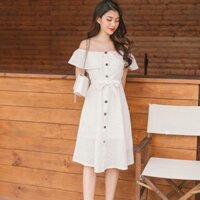 ✨✨Đầm Xô Thêu Trễ Vai