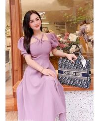 ĐẦM XÒA TAY NGẮN DÚN XINH XẮN  - 2561