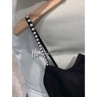 Đầm xoè 2 dây ngọc