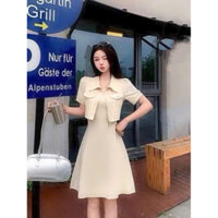 ĐẦM XOÈ ÁO KIỂU KHOÁC NGOÀI