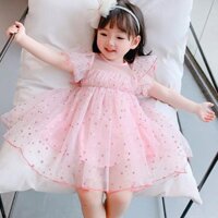 Đầm Xòe Chấm Bi Xinh Xắn Cho Bé Gái T7B31TRE50