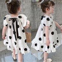 Đầm xoè chấm bi