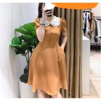 ĐẦM XOÈ CỔ SEN PHỐI REN
