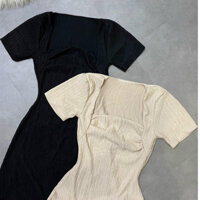 Đầm Xòe Cổ Vuông Dáng Dài Chất Xốp Siêu Hách Dáng 2023 C304 GKT HỎA TỐC - Hàng mới về