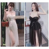 Đầm xoè cúp 2 dây rút ngực sexy