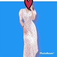 Đầm xòe hoa nhí cổ V thích hợp mặc dự tiệc, công sở - Với thiết kế đầm sang trọng tinh tế free size 43kg-56kg