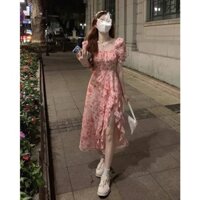 đầm xòe hóa nhí dáng dài , đầm đi du lịch, ăn tiệc_BELINDA_Đvd888