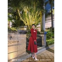 đầm xoè khoét ngực( kèm ảnh thật)