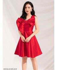 ĐẦM XÒE MỘT VAI DÚN NƠ LỚN TRƯỚC NGỰC - 2414