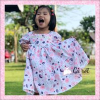 Đầm xòe ngựa pony tay phồng, váy xòe dáng tiểu thư, Cà Rốt