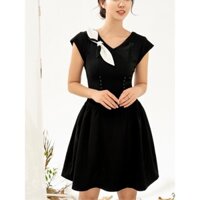 Đầm Xòe Nơ Cổ Nữ Dido.