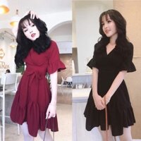 ĐẦm xoè tay loe dáng đuôi cá
