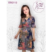 ĐẦM XOÈ TAY LOE HOA VĂN