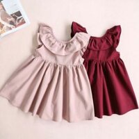Đầm xòe thắt nơ sau lưng cho bé