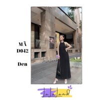 Đầm yếm dập li D042D