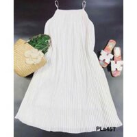 Đầm yếm dập ly cao cấp