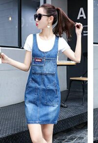 Đầm Yếm Denim D708 (không kèm áo )