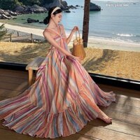 Đầm yếm sọc to cao cấp nn