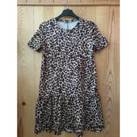 đầm zara họa tiết beo sz s