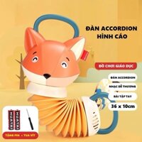 Đàn Accordion hình cáo phát nhạc cho bé, đồ chơi giáo dục cho bé, giúp bé cảm thụ âm nhạc, rèn luyện kỹ năng tay