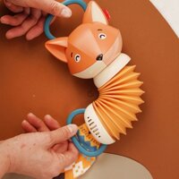 Đàn Accordion hình cáo phát nhạc cho bé 1- 3 tuổi treo nôi treo xe đồ chơi giáo dục sớm an toàn