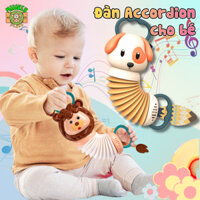 Đàn Accordion Hình Cáo Phát Nhạc Cho Bé Từ 1-3 Tuổi, Đồ Chơi Âm Nhạc Giúp Bé Vui Chơi Rèn Luyện Tư Duy Khả Năng Cảm Âm