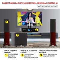 Dàn âm thanh đa chức năng xem phim, nghe nhạc, karaoke 01